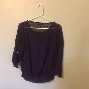 Purple blouse